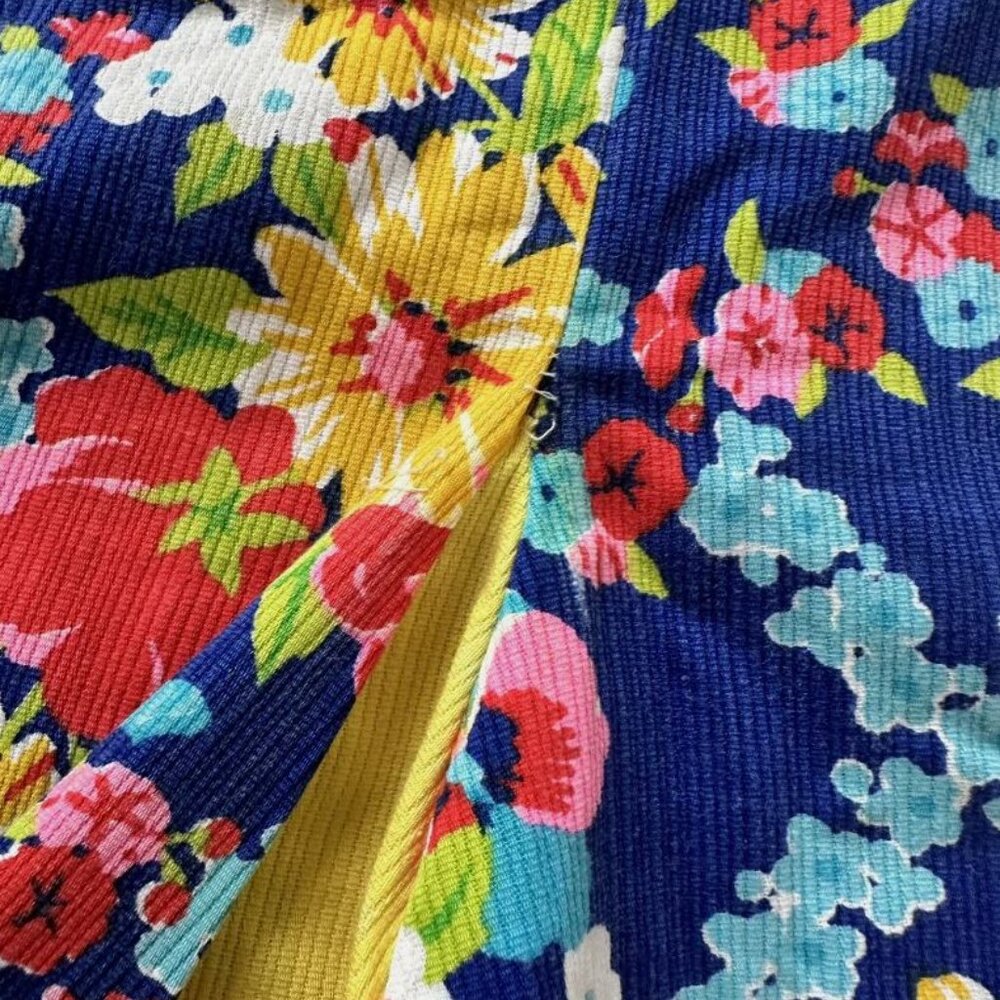 Vintage 60s 70s Floral Handmade Metal Zipper Halter Fit Flare Dress - Picture 3 of 12